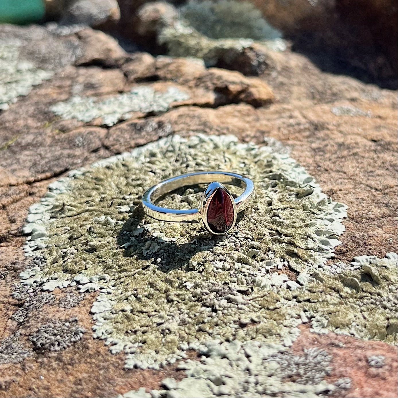 Garnet Ring (Size 8)