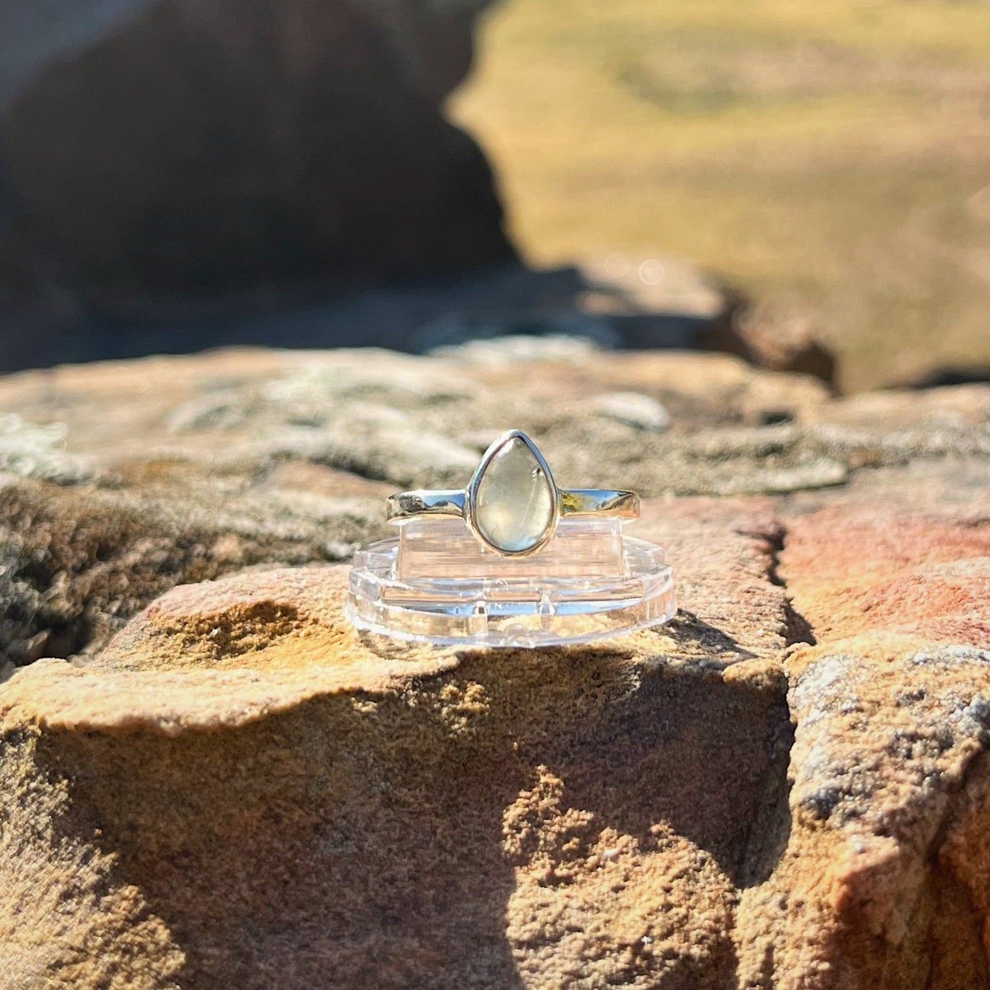 Prehnite Ring (Size 7)