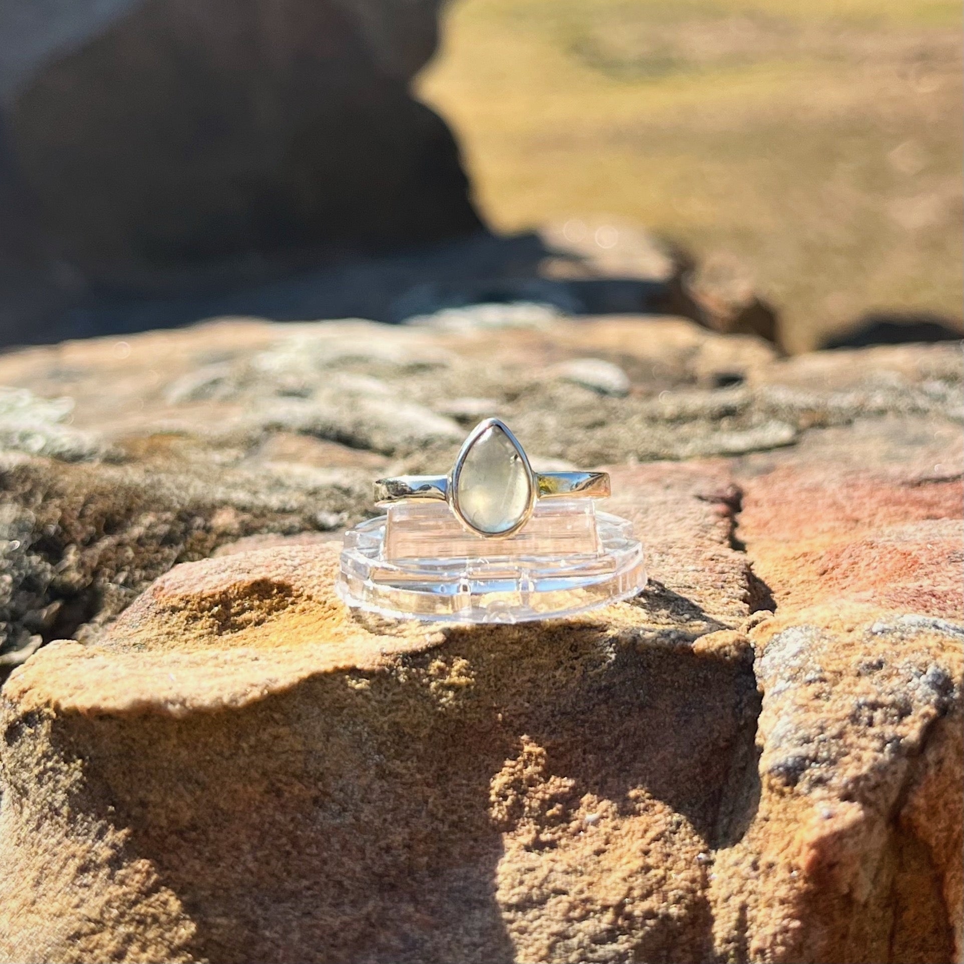 Prehnite Ring (Size 7)